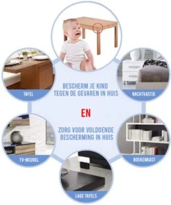 Merkloos Hoekbeschermers 12 Stuks Tafel Hoekbeschermer Baby - Transparant L Vorm -Pasgeborenen En Jonge Kinderen 1002x1200 2