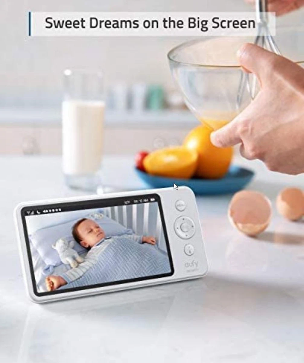 Eufy Security SpaceView Baby Monitor Met Camera En Audui 4 Eufy Security SpaceView Baby Monitor Met Camera En Audui - Afbeelding 4