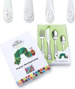 Lucardi Rupsje Nooitgenoeg Bestekset - 4-delig -Pasgeborenen En Jonge Kinderen 1010x1200 7
