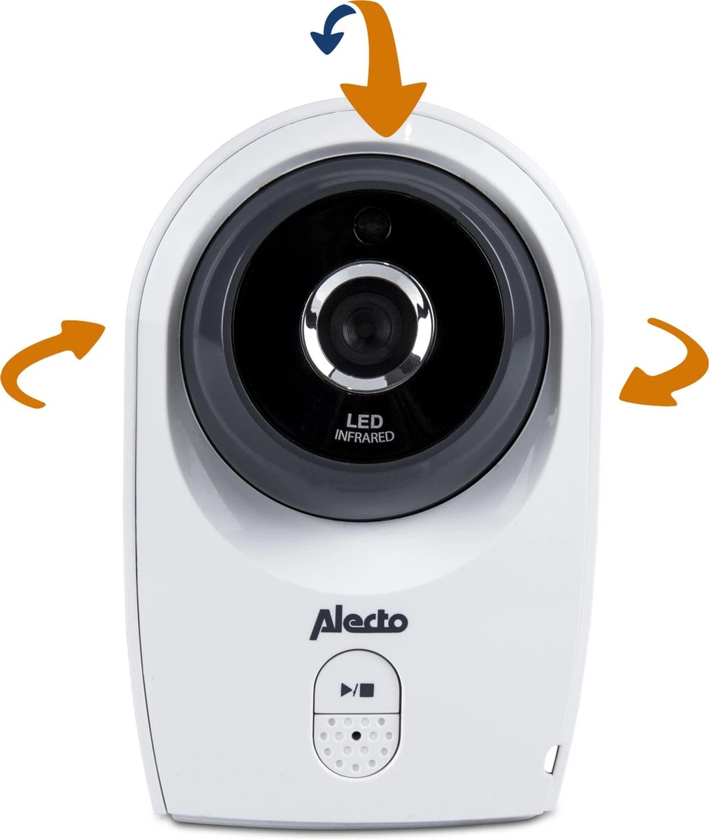 Alecto DVM-143 - Babyfoon Met Camera - Temperatuurweergave - Wit 2 Alecto DVM-143 - Babyfoon Met Camera - Temperatuurweergave - Wit - Afbeelding 2