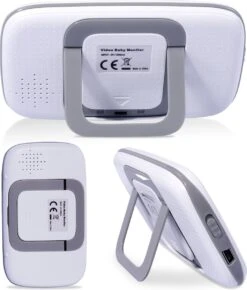 K IKIDO Babyfoon Met Camera - 3.2 Inch Groot LCD Scherm - Video Babyphone Met Kleurenmonitor- Premium Baby Monitor - Sterk Zendbereik - Temperatuurweergave - Wit -Pasgeborenen En Jonge Kinderen 1021x1200 3