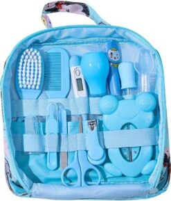 13-in-1 Baby Verzorgingsset | Manicureset | Babyshower | Kraamcadeau - Blauw -Pasgeborenen En Jonge Kinderen 1026x1200 3