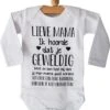 Merkloos Baby Rompertje Met Tekst | Lieve Mama Ik Hoorde Dat Je Geweldig Bent En Ben Heel Blij Dat Jij Mijn Mama Gaat Worden! ... Ontmoeten! | Lange Mouw | Maat 50-56 | Aankondiging Bekendmaking Zwangerschap Cadeau Voor De Liefste Aanstaande