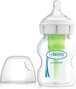 Dr. Brown's Options+ Anti-colic Bottle Brede Hals Fles - 150 Ml -Pasgeborenen En Jonge Kinderen 1029x1200 2