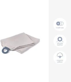 Doomoo Basics - Mom'n Play Tetra Almond - Veelzijdige Borstvoedingsdoek - Biokatoen -Pasgeborenen En Jonge Kinderen 1034x1200 4