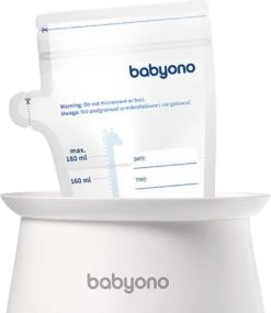 Babyono - Moedermelk Bewaarzakjes - Moedermelkbewaarzakjes - Gemakkelijke Etiketteren - 180 Ml - 30 Stuks - 1084 -Pasgeborenen En Jonge Kinderen 1041x1200 2
