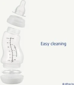 Difrax Anti-Colic S-Babyfles Natural - 170 Ml - Blossom/Roze -Pasgeborenen En Jonge Kinderen 1042x1200 1