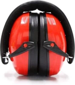 Merkloos Gehoorbeschermer Voor Kinderen- Rood - Kindergehoorbeschermer - Earmuffs - Geluidsdemping-SNR 25 Db-Veiligheid-Oorveiligheid-Studeren-oortjes-vliegtuig-slapen