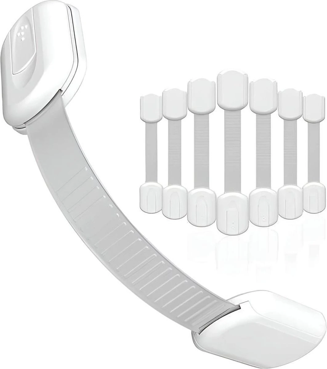 Kinderslot Kastjes - Zelfklevend - Verstelbaar - Wit - 6 Stuks - Kinderslot - Kinderslot Kast - Kinderslot Lade - Kinderslot Keukenkastje - Kinderslot Koelkast 1 Kinderslot Kastjes - Zelfklevend - Verstelbaar - Wit - 6 Stuks - Kinderslot - Kinderslot Kast - Kinderslot Lade - Kinderslot Keukenkastje - Kinderslot Koelkast