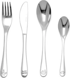 Zilverstad - Kindercouvert 4-delig + Boekje Nijntje Voertuigen RVS 18/10 -Pasgeborenen En Jonge Kinderen 1072x1200 8