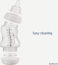 Difrax Anti-Colic S-babyfles Wide - 310 Ml - Creme|Popcorn -Pasgeborenen En Jonge Kinderen 1074x1200 1