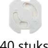 GS Stopcontactbeschermers 40 Stuks - Kinderbeveiliging Voor Stopcontact - Stopcontactbeveiliging