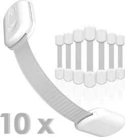 Merkloos Kinderslot Kastjes Kinderbeveiliging Voor Kasten - Set Van 10