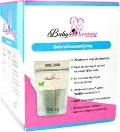 Moedermelk Bewaarzakjes - 60 Stuks - 180 Ml - BPA Vrij - Steriel - Borstvoeding Zakjes Met Schenktuit - Invriezen - Babyvoeding - Melk - Afsluitbaar -Pasgeborenen En Jonge Kinderen 1091x1200