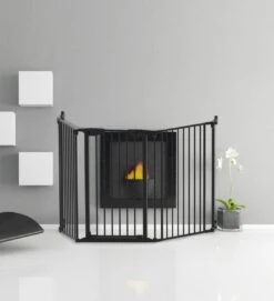 Noma 5 Panelen Veiligheidshek - Roomdivider - Tot 315 Cm - Zwart -Pasgeborenen En Jonge Kinderen 1092x1200 4