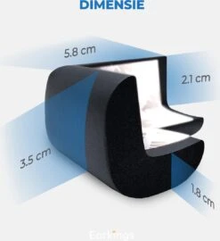 Hoekbeschermer Stootrand - Hoekbeschermers Baby Van Zacht Foam - Tafelhoek Beschermers Set Van 12 - Hoekbeschermers Earkings Zwart -Pasgeborenen En Jonge Kinderen 1098x1200 2