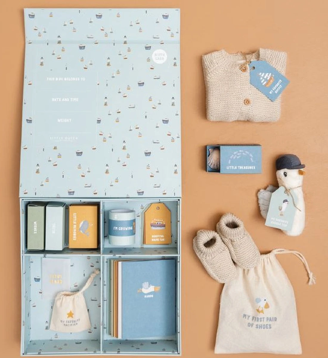 Little Dutch Memorybox - Herinneringendoos - Sailors Bay - FSC 7 Little Dutch Memorybox - Herinneringendoos - Sailors Bay - FSC - Afbeelding 7