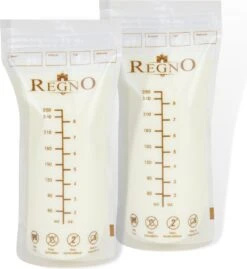 Regno Moedermelk Bewaarzakjes - Borstvoeding Zakjes - BPA Vrij - 250 ML - Lekvrij - 100 Stuks 12 Regno Moedermelk Bewaarzakjes - Borstvoeding Zakjes - BPA Vrij - 250 ML - Lekvrij - 100 Stuks -Pasgeborenen En Jonge Kinderen 1101x1200 2