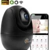 Needs!® Full HD Wifi Babyfoon Met Camera WS-Q100BL PRO - En App - Camera Beveiliging – Wifi Camera – Geluid En Bewegingsdetectie - Automatisch Volgen - 1080p – Babyfoon – 4g/5g – Zwart