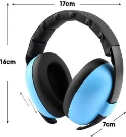 Baby Gehoorbescherming - Oorkap Voor Baby En Kleuter (0-3 Jaar) - Met Zachte Oorkussens - Blauw -Pasgeborenen En Jonge Kinderen 1102x1200