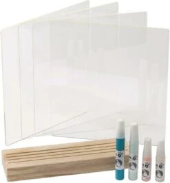 Baby Art Family Prints Verf Handafdrukken Op Glas | Houten Staander -Pasgeborenen En Jonge Kinderen 1111x1200 10