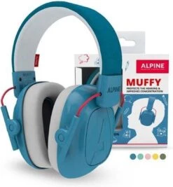 Alpine Muffy Kids Kinder Oorkap - Premium Gehoorbescherming Voor Kinderen Tot 16 Jaar - Verstelbare Oorbescherming Met Draagtas - 25 DB SNR - Blauw -Pasgeborenen En Jonge Kinderen 1112x1200 5