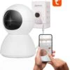 Merkloos Babyfoon Met Camera En App - Babyfoons - Wifi - Infrarood Nachtvisie - Temperatuursensor - Geluid En Bewegingsdetectie - Full HD Beveiligingscamera - Babymonitor - Wit