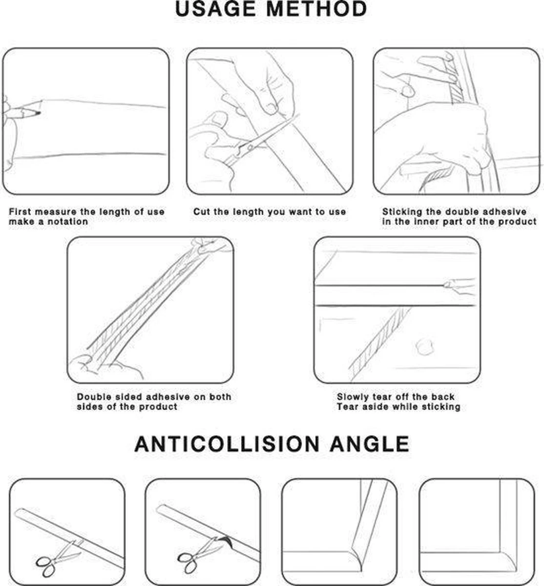 Merkloos Stootrand Schuim - Bescherming Tegen Scherpe Hoeken - Kinderen En Baby's - Gebroken Wit 5 Merkloos Stootrand Schuim - Bescherming Tegen Scherpe Hoeken - Kinderen En Baby's - Gebroken Wit - Afbeelding 5