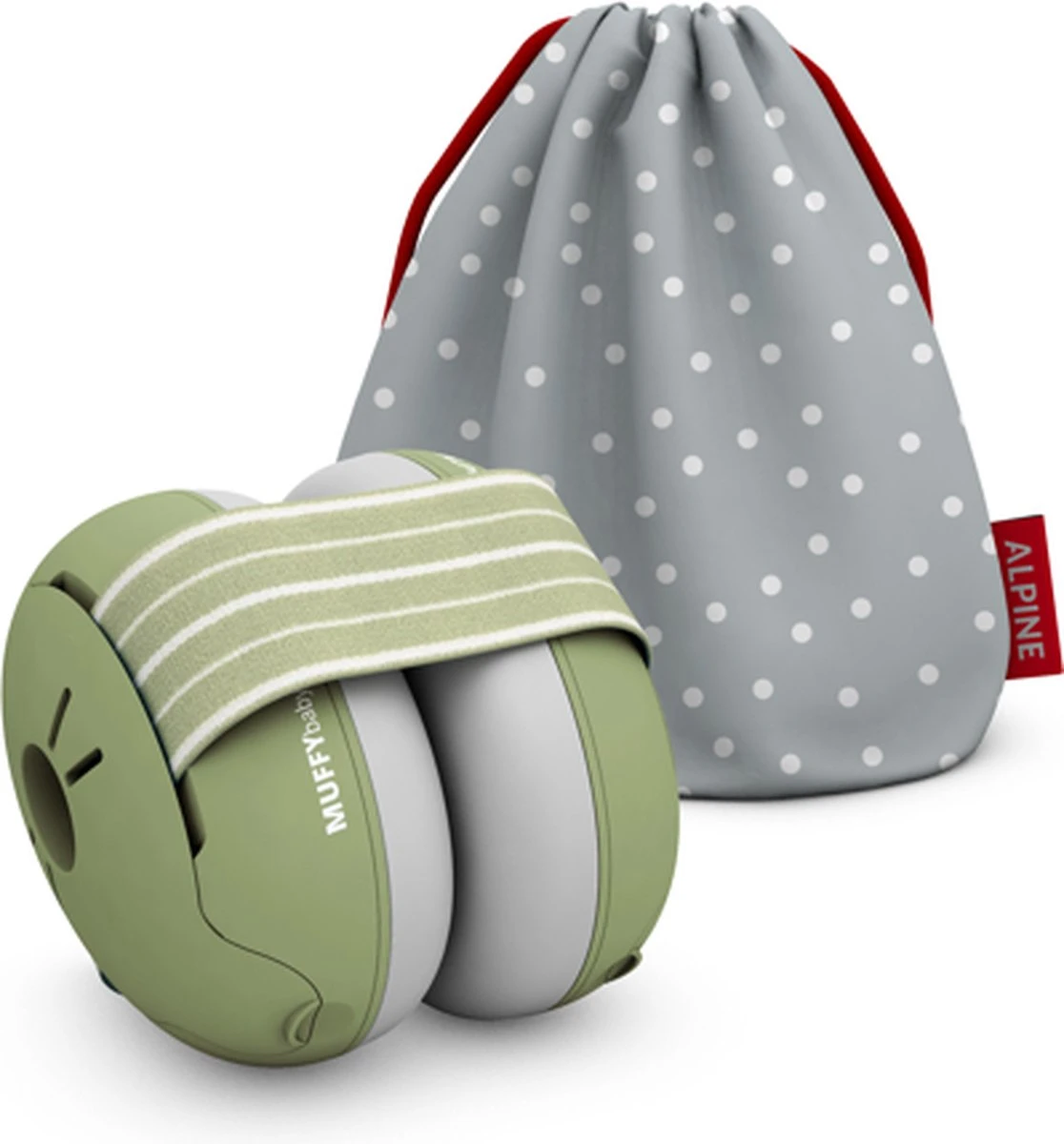 Alpine Muffy Baby - Premium Gehoorbescherming Voor Baby En Peuter - Verstelbaar - SNR 23 DB - Groen 6 Alpine Muffy Baby - Premium Gehoorbescherming Voor Baby En Peuter - Verstelbaar - SNR 23 DB - Groen - Afbeelding 6