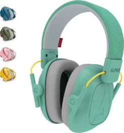 Alpine Muffy Kids Kinder Oorkap - Premium Gehoorbescherming Voor Kinderen Tot 16 Jaar - Verstelbare Oorbescherming Met Draagtas - 25 DB SNR - Mint -Pasgeborenen En Jonge Kinderen 1119x1200 5