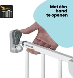Safety 1st Safety1st Wall Fix Traphekje - Uitschuifbaar - 62 T/m 102 Cm - Schroefbevestiging - Metal White -Pasgeborenen En Jonge Kinderen 1120x1200 6