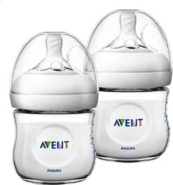 Philips Avent Natural Babyfles – SCF030/27 Babyfles (0m+) Voor Langzame Toevoer – 2 Stuks -Pasgeborenen En Jonge Kinderen 1122x1200 2
