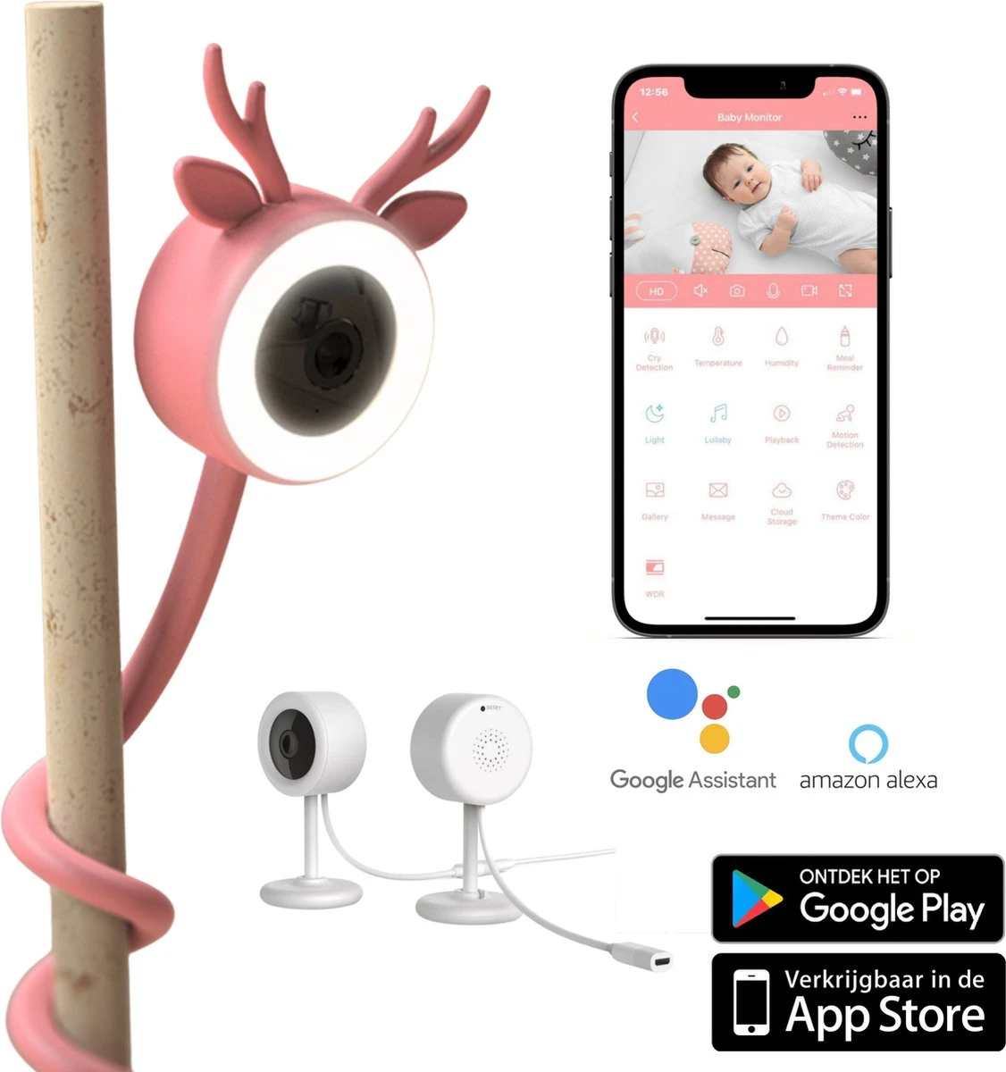 Maevio® Babyfoon Met Camera En App - 4MP - Nachtlampje - Babyfoon - Flexibele Houder - Camera Beveiliging - Babycamera - Babyfoon Met Camera - Babyfoon Met Camera Bestverkocht 1 Maevio® Babyfoon Met Camera En App - 4MP - Nachtlampje - Babyfoon - Flexibele Houder - Camera Beveiliging - Babycamera - Babyfoon Met Camera - Babyfoon Met Camera Bestverkocht