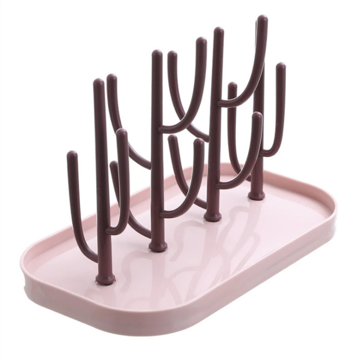 Merkloos Baby Flessen Droogrek - Afdruiprek Met Lekbak - Afwasrek - Baby Flesjes Droogrek - Flessenrek - Kraamcadeau - Baby Cadeau - Roze 1 Merkloos Baby Flessen Droogrek - Afdruiprek Met Lekbak - Afwasrek - Baby Flesjes Droogrek - Flessenrek - Kraamcadeau - Baby Cadeau - Roze