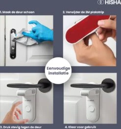 HISHA Deurklink Vergrendeling - Bekend Van TikTok - Deurklink Slot - Baby Veiligheid - Kinderslot Deur - Ook Voor Huisdieren -Pasgeborenen En Jonge Kinderen 1128x1200 4