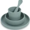 Jollein Kinderserviesset Siliconen 4-delig - Ash Green