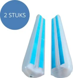 Opblaasbare Bedrand - Bedhekje Voor Op Reis Of Thuis - 2 Stuks - 121cm Lang Universeel - Bedrail