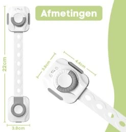 Monno Zelfklevende Kinderslot - Kinderslot Kastjes - Kinderbeveiliging Voor Kasten En Lades - Kastslot - Baby Veiligheid - 3 Staps Beveiliging - Incl. E-Book - 6 Stuks -Pasgeborenen En Jonge Kinderen 1141x1200 4