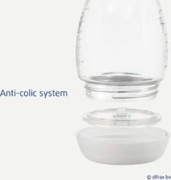 Difrax Handgreep Babyfles 240 Ml Natural - Anti-Colic - Raspberry/|Roze -Pasgeborenen En Jonge Kinderen 1142x1200 3