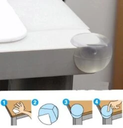 Baby Kind Zachte Doorzichtige Siliconen Tafel Beschermers Corner Guard -Pasgeborenen En Jonge Kinderen 1147x1200 7