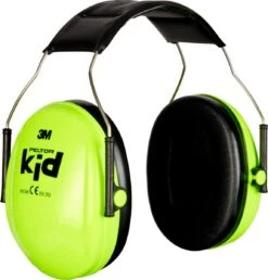 Peltor Kid - Gehoorbescherming Voor Kinderen - SNR 27 DB - Neon Groen -Pasgeborenen En Jonge Kinderen 1148x1200 2