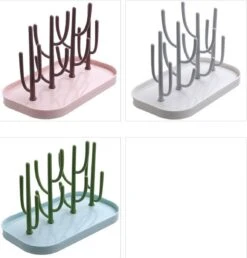 Ever Home Flessen Droogrek - Baby Flessenrek - Afdruiprek Baby - Droogrek - Drying Rack - Roze -Pasgeborenen En Jonge Kinderen 1150x1200 1