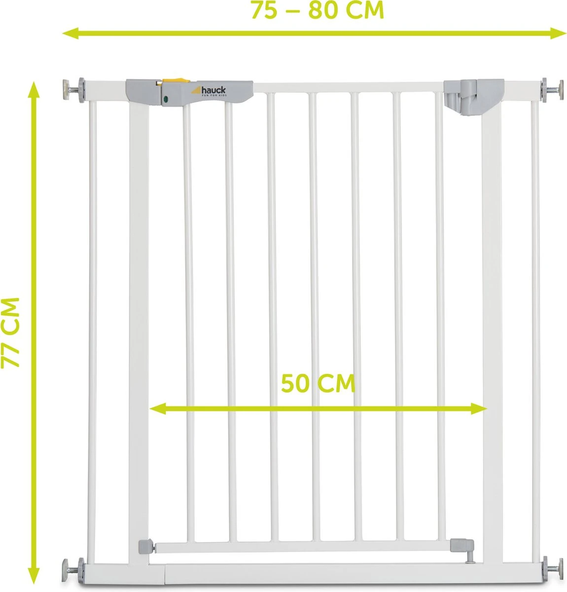 Hauck Autoclose N Stop 2 Veiligheidshekje - 75 Tot 80 Cm - Uitbreidbaar - White 10 Hauck Autoclose N Stop 2 Veiligheidshekje - 75 Tot 80 Cm - Uitbreidbaar - White - Afbeelding 10
