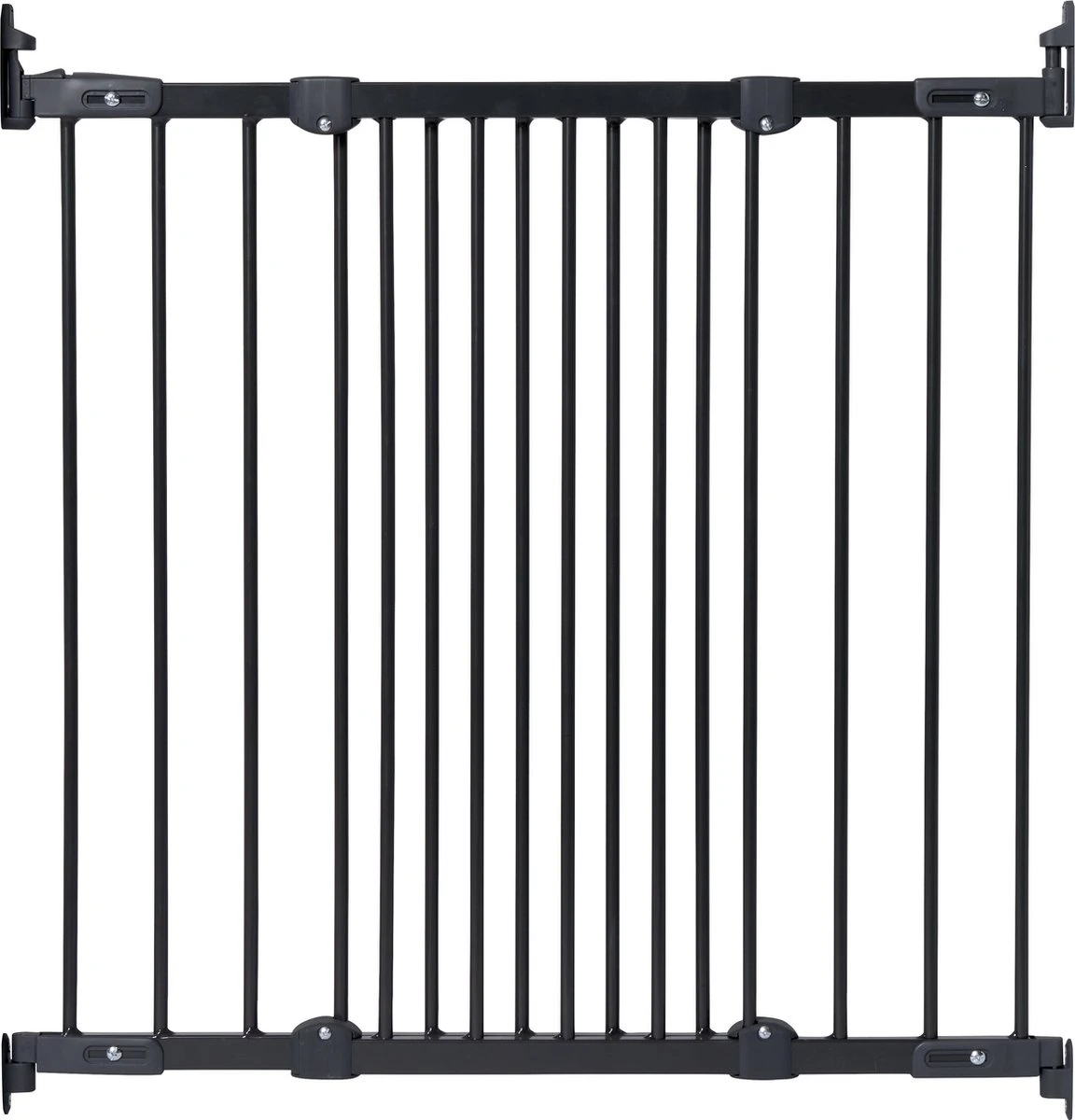 SaftetyThings FLEXIFIT ZWART Traphekje, Voor Boven En Onder Aan De Trap ZONDER DREMPELTJE Van 67cm Tot 105.5 Cm 10 SaftetyThings FLEXIFIT ZWART Traphekje, Voor Boven En Onder Aan De Trap ZONDER DREMPELTJE Van 67cm Tot 105.5 Cm - Afbeelding 10