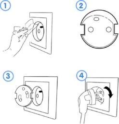 Merkloos Stopcontact Beveiliging 20 Stuks - Zelfklevende - Stopcontact Beschermer - Stopcontact Bescherming - Stopcontact Beveiliger - Kinderbeveiliging - Babybeveiliging - Elektriciteit Beveiliging - Baby - Kind - Huisdier - Socket Safety -Pasgeborenen En Jonge Kinderen 1155x1200 4