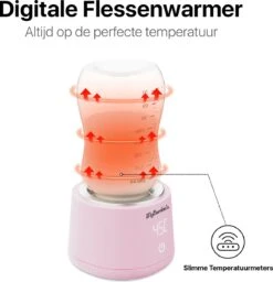 MyBambini's Bottle Warmer Pro™ - Draagbare Baby Flessenwarmer Voor Onderweg - Roze - Geschikt Voor Dr. Brown's (brede Hals), Suavinex & J Bimbi -Pasgeborenen En Jonge Kinderen 1156x1200 3