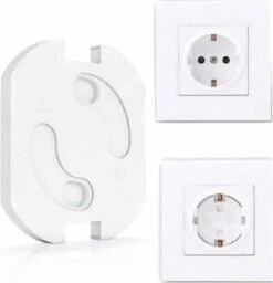 Merkloos Zelfklevende Stopcontact Beveiliging 4 Stuks - Stopcontactbeschermer -Pasgeborenen En Jonge Kinderen 1157x1200 7