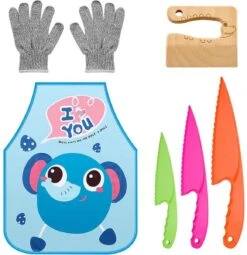 Bunz - 6 - Delig Kindermessen Set Voor Jongens - Kindermessen - - Kinderbestek - Kindvriendelijk