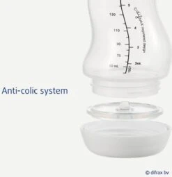 Difrax - S-Fles Natural - Babyfles Caramel - 0+ Maanden - 250ml -Pasgeborenen En Jonge Kinderen 1163x1200 2