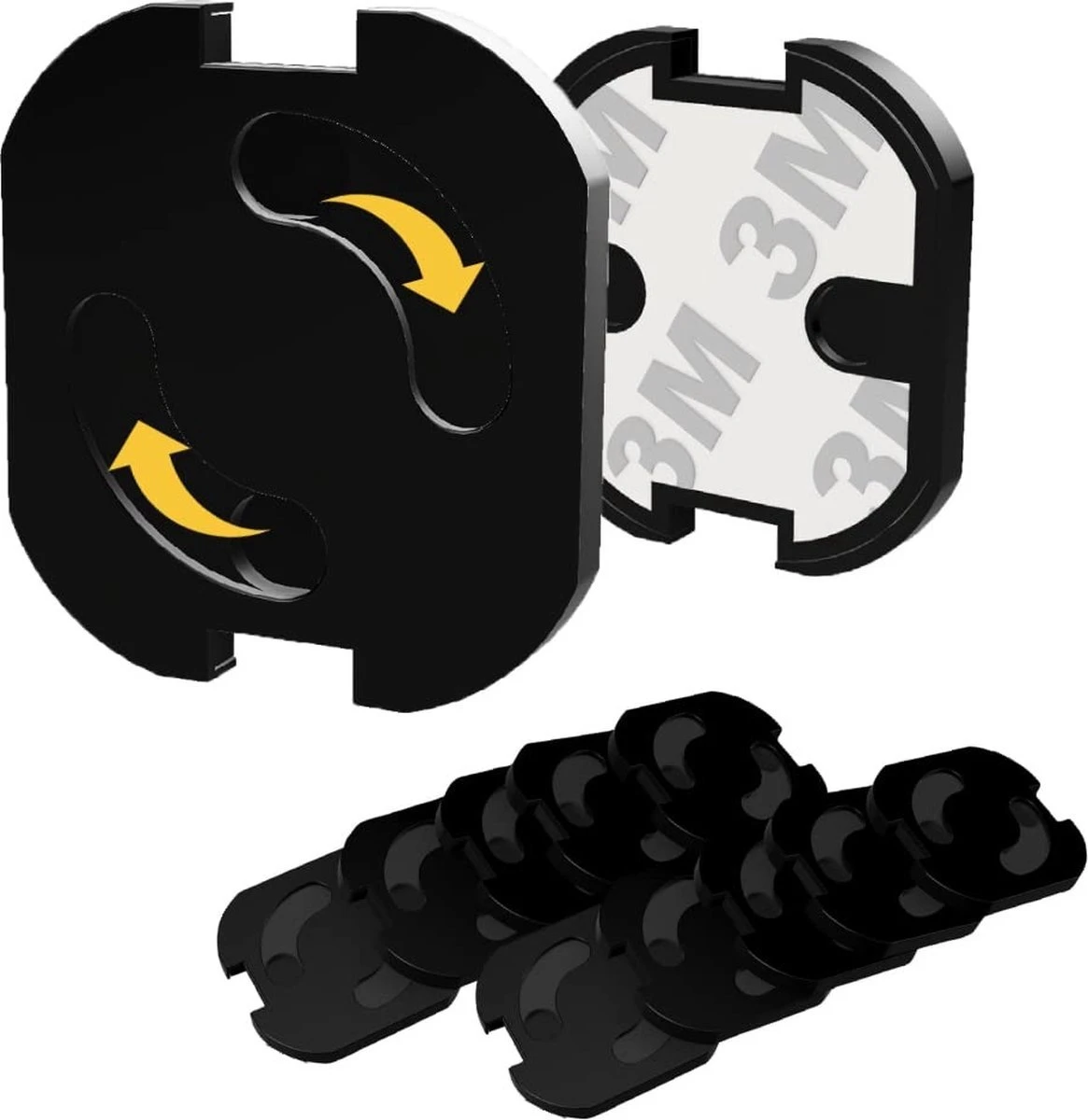USME Stopcontact Beveiliging - Zelfklevend - 20 Stuks - Stopcontactbeschermers - Zwart 1 USME Stopcontact Beveiliging - Zelfklevend - 20 Stuks - Stopcontactbeschermers - Zwart